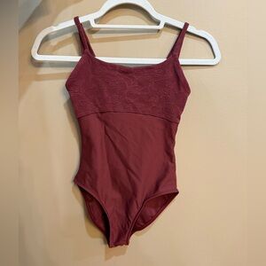 Burgundy Wear Moi Ballet Leotard